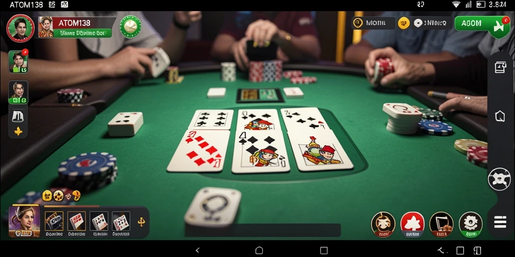 Tampilan atraktif gameplay Domino yang mengasyikkan.