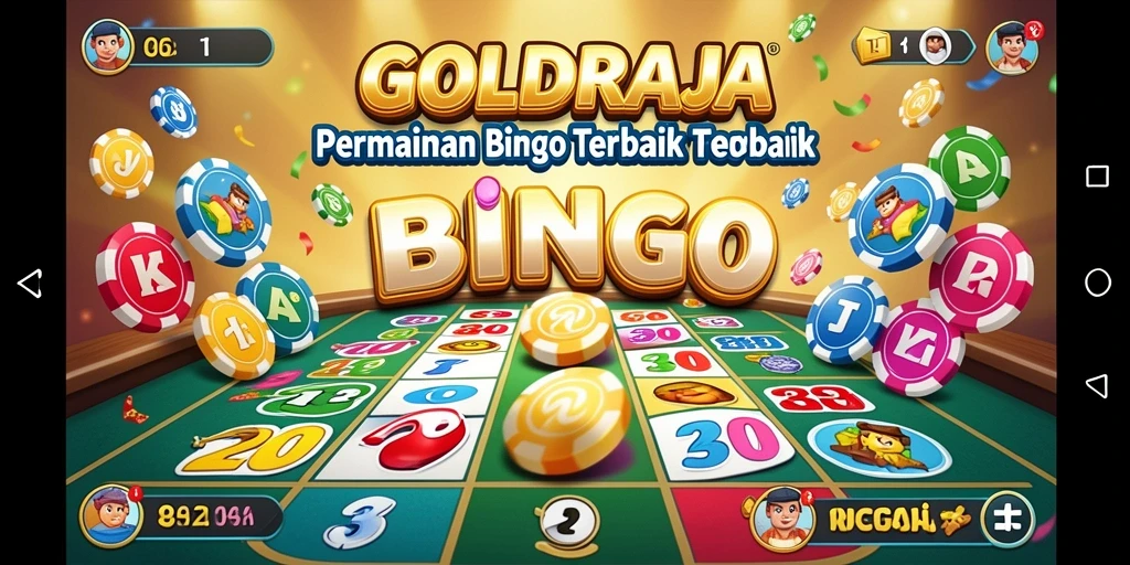 Tampilan gameplay Bingo di GOLDRAJA yang seru dan interaktif.