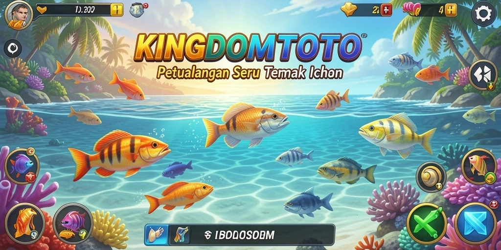 Screenshot gameplay seru Tembak Ikan KINGDOMTOTO.