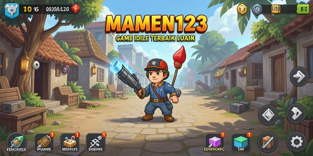 Tampilan gameplay menarik dari MAMEN123 yang mengasyikkan.
