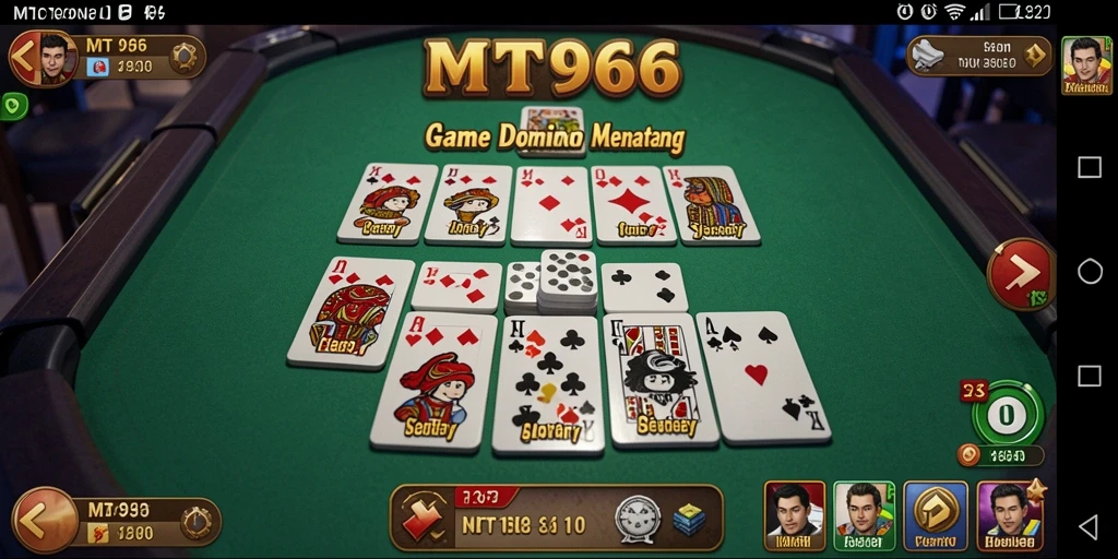 Tampilan gameplay seru dan menarik di MT966.