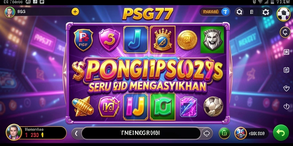 Gameplay seru PSG77 dengan fitur slot menarik.