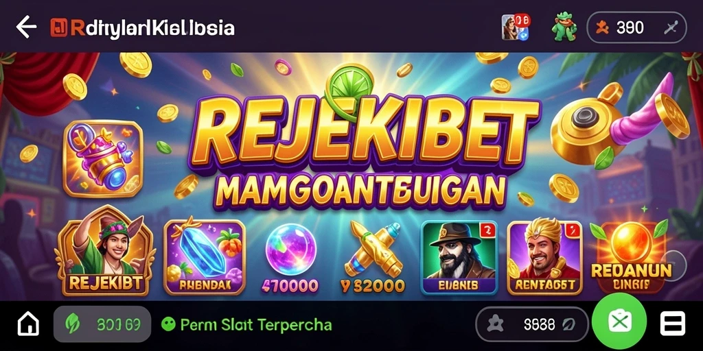 Tampilan menarik dari gameplay Slot di REJEKIBET yang memikat.
