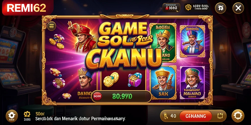 Tampilan gameplay menarik dari REMI62 dengan slot yang beragam.
