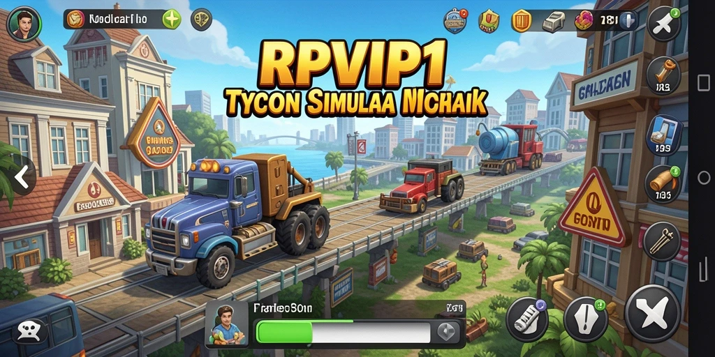 Tampilan menarik dari gameplay RPVIP1 yang seru dan dinamis.