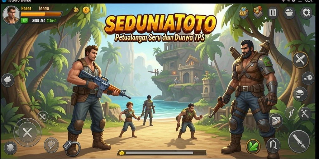 Gameplay SEDUNIATOTO yang mendebarkan dan strategi yang seru.